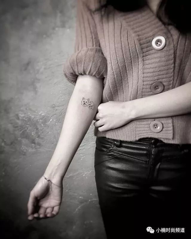 一看就爱上的配色,小众刺青图案