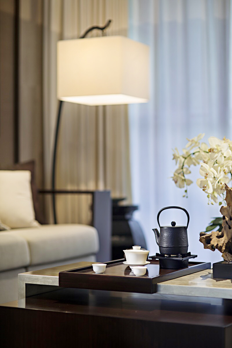 这个新中式美到无敌,蓝石大溪地270平别墅样板间