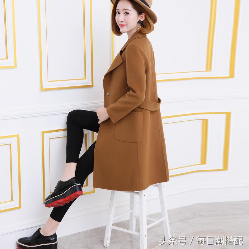 冬天怎么能少一件毛毛大衣,冬天毛呢大衣怎么折