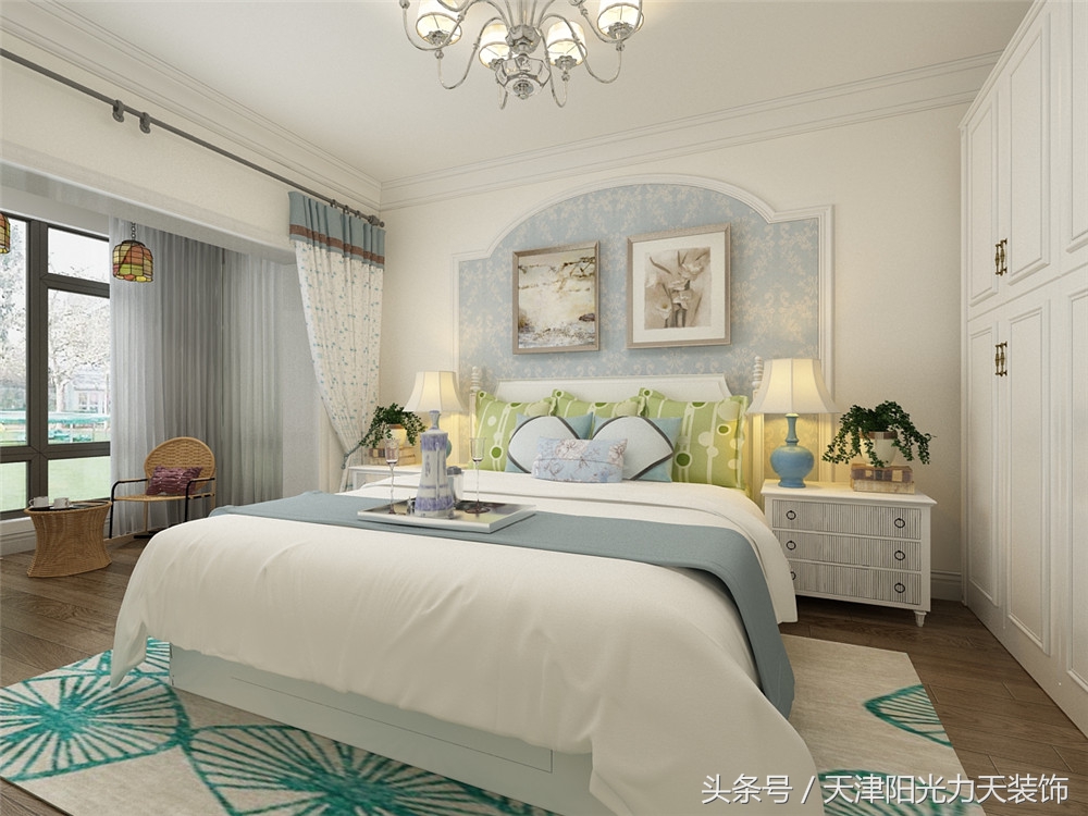 八方观园126平米装修,天津八方观园