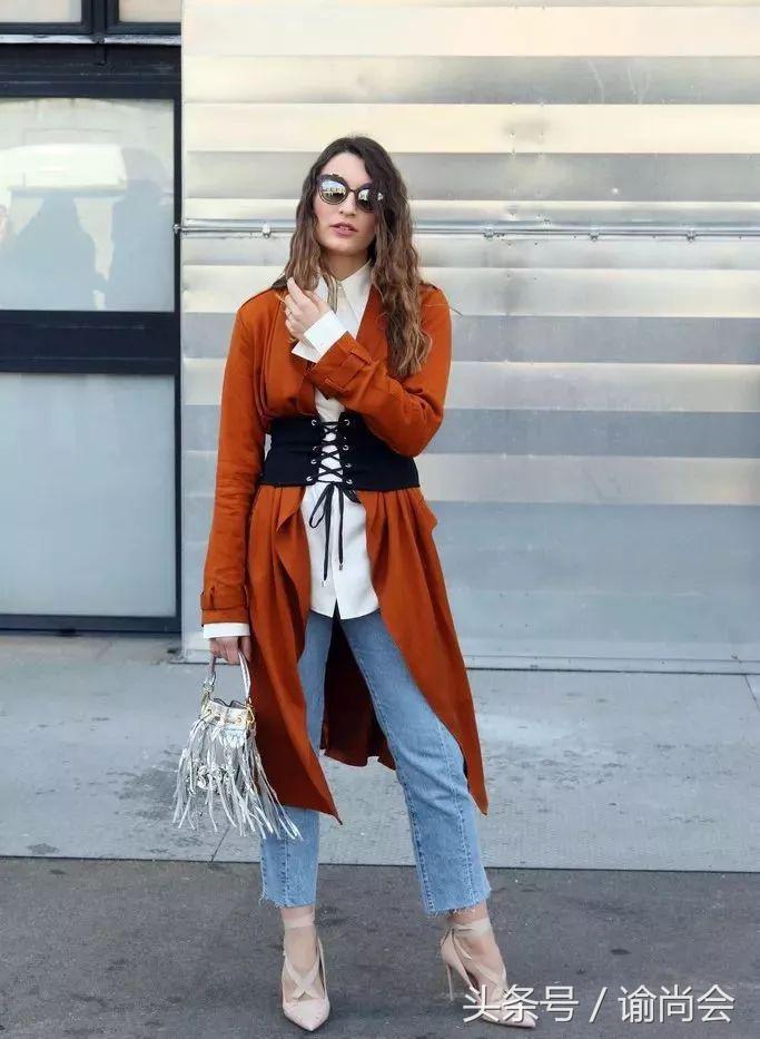 一条腰带,时尚穿搭一条腰带的万能效果