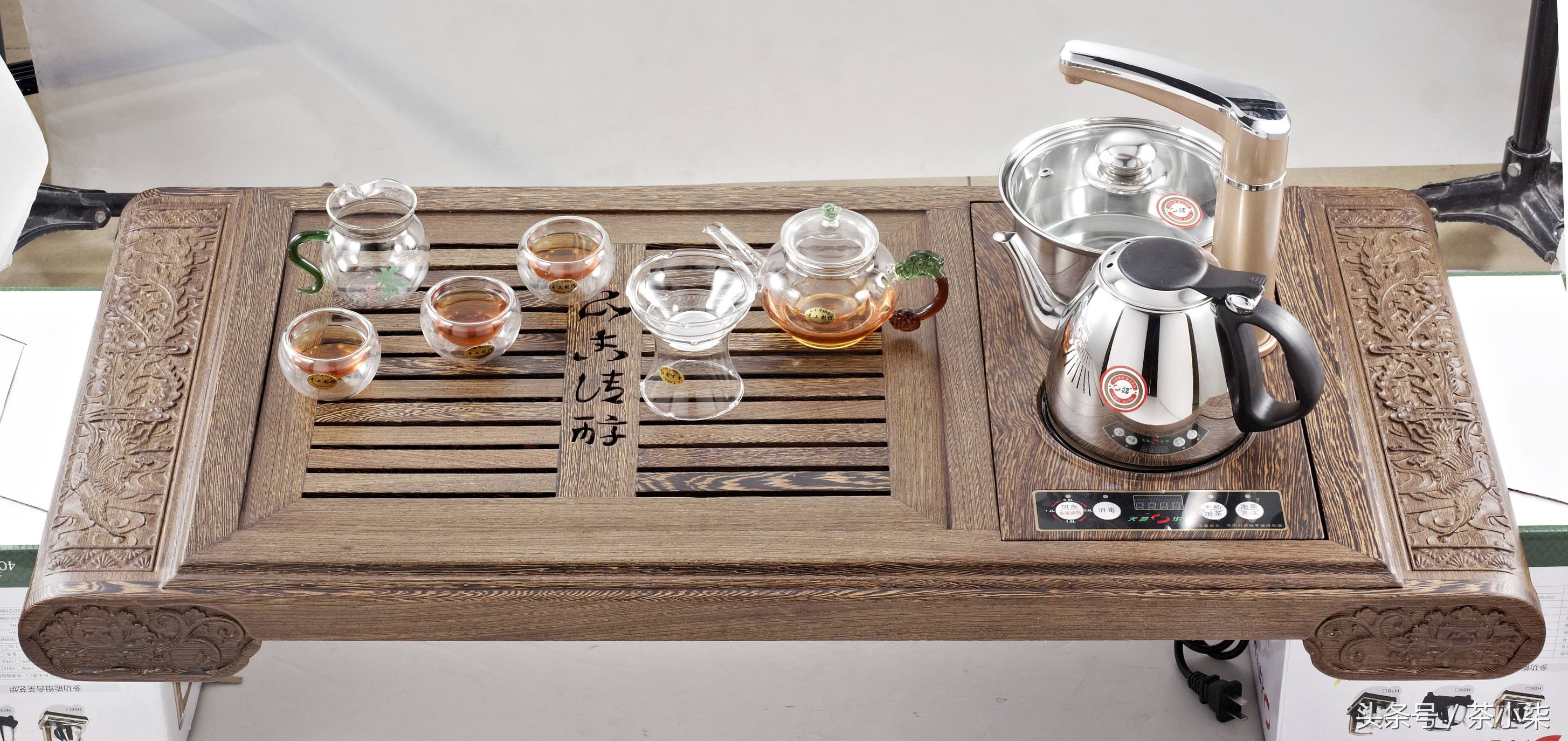 花梨木和乌檀木茶盘哪个好,黑檀木花梨木茶盘最好