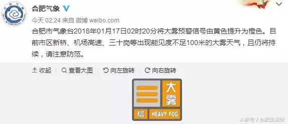 合肥天气昨天大雾情况,特强浓雾来袭全过程