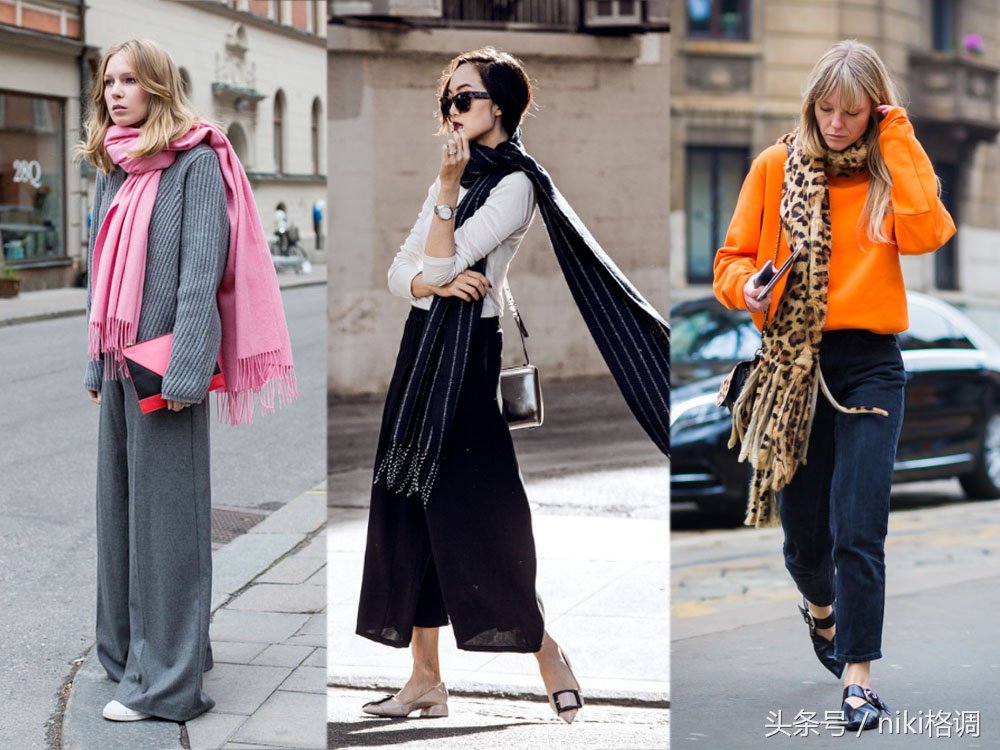 6种时尚围巾系法助你美美每一天,六款很实用的围巾系法