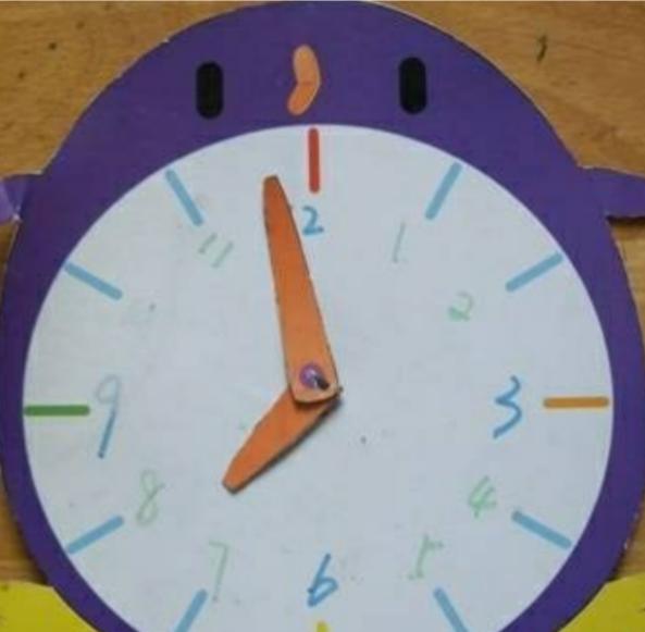 6-12岁手工创意钟表简单,全校一等奖的手工钟表教程