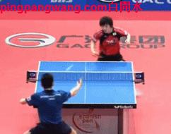 直板反手侧拉技术要领,直板正胶反手侧切下旋球