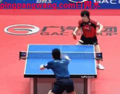 直板反手侧拉技术要领,直板正胶反手侧切下旋球