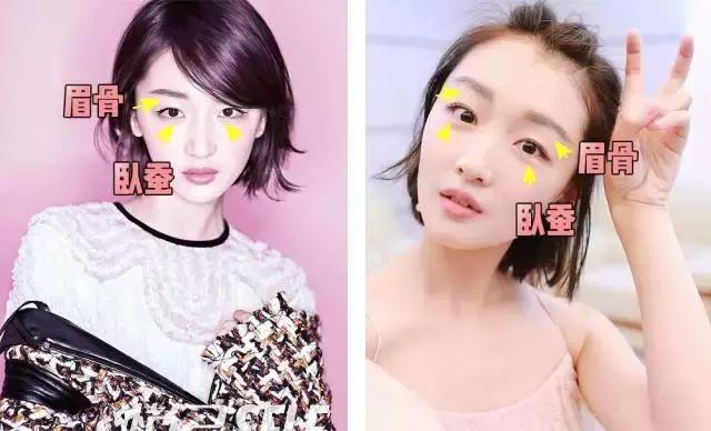 周冬雨肿眼泡怎样画眼妆,周冬雨单眼皮日常眼妆画法