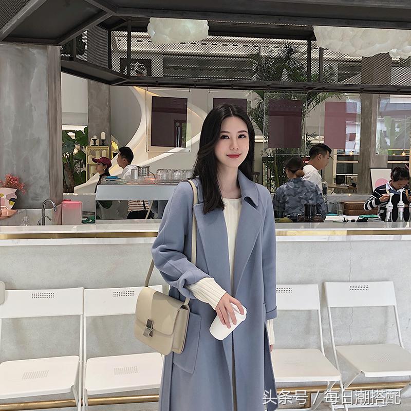 冬天怎么能少一件毛毛大衣,冬天毛呢大衣怎么折