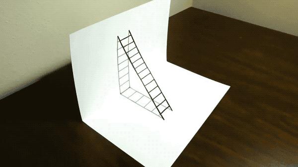简单3d立体画铅笔教学,3d立体画简单教学楼梯