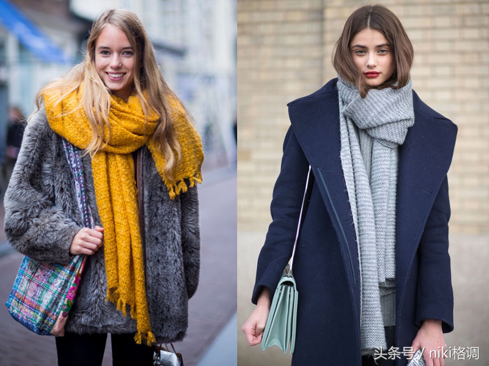 6种时尚围巾系法助你美美每一天,六款很实用的围巾系法