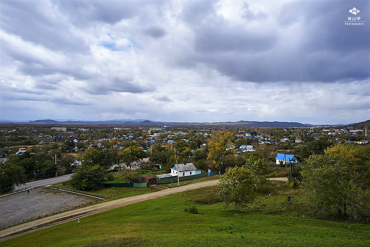 俄罗斯远东小镇全景,俄罗斯边疆区小镇