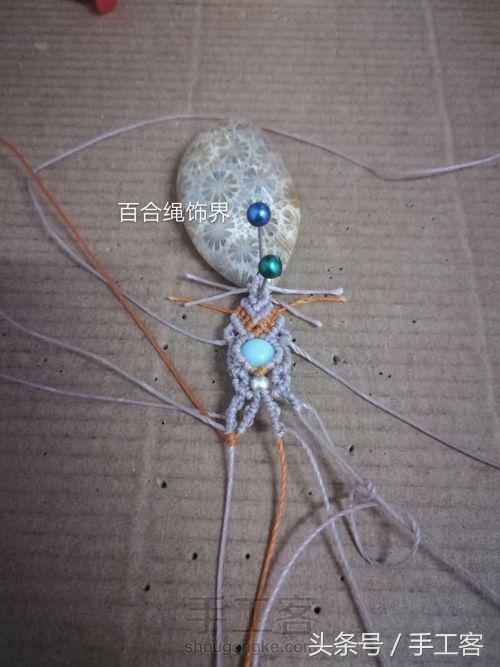 福盘吊坠项链怎么编绳好看,平安扣吊坠红绳项链编绳教程