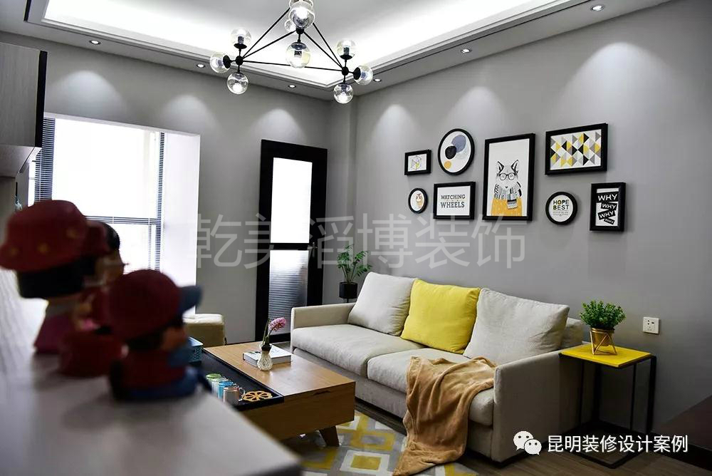 昆明魅力之城80平方小户型装修,昆明公寓复式装修风格