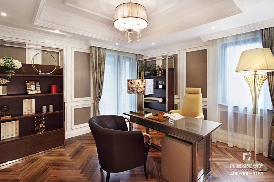 张家港现代简约轻奢风装修案例,轻奢现代风格装修金色阳光花园