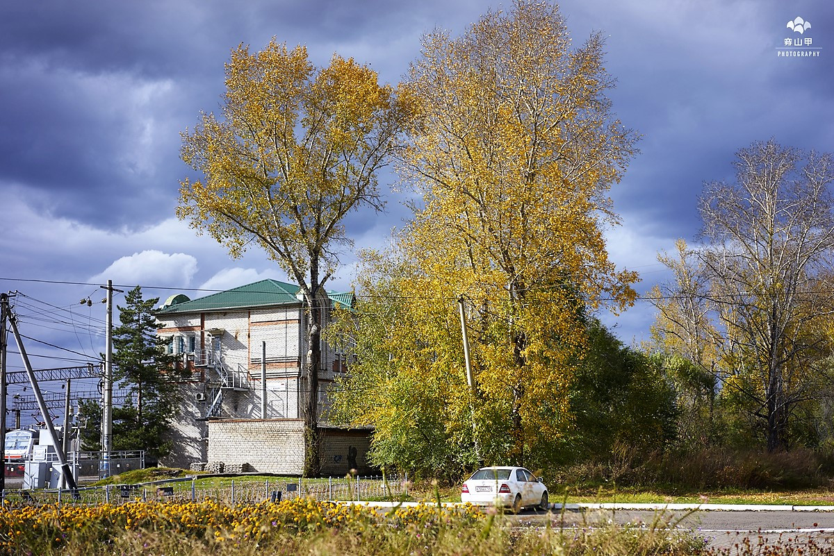 俄罗斯远东小镇全景,俄罗斯边疆区小镇