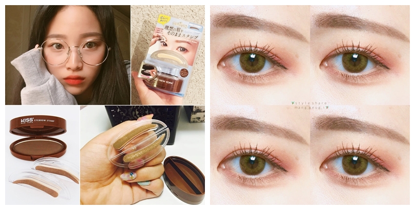 柳叶眉眉粉画眉教程,眉粉画眉细平眉