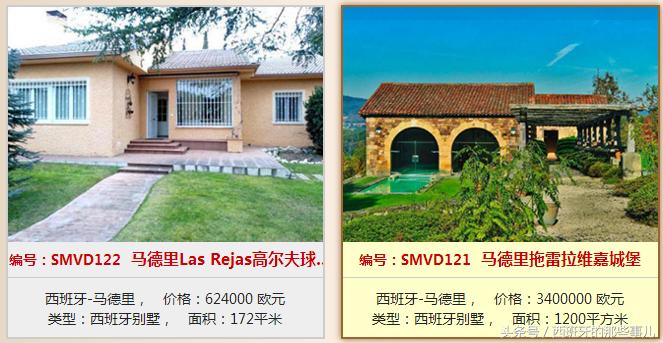 西班牙马德里2023房价,西班牙马德里房价多少人民币