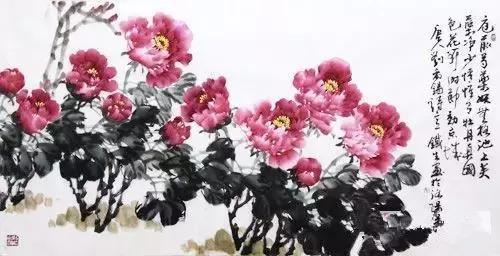 粉笔画牡丹画法简单,牡丹画法简单讲解太实用了