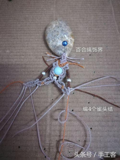 福盘吊坠项链怎么编绳好看,平安扣吊坠红绳项链编绳教程