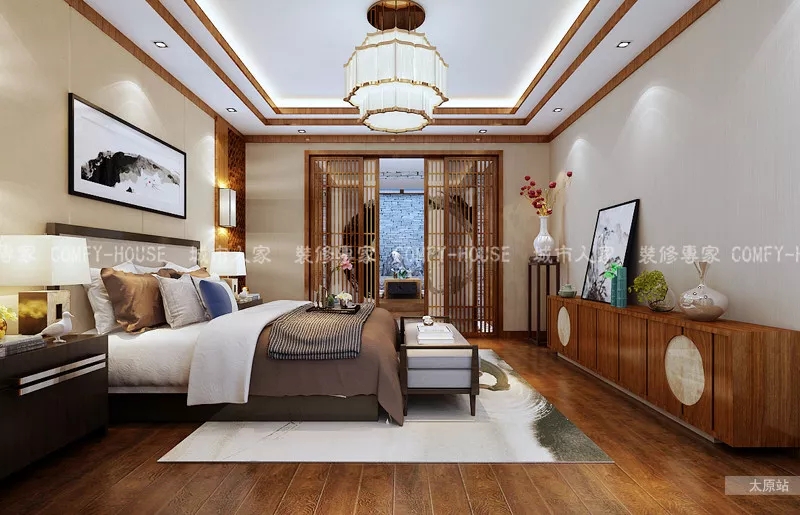 太美了,不想说话只想感受!太原阳光揽胜230平,新中式风展禅意