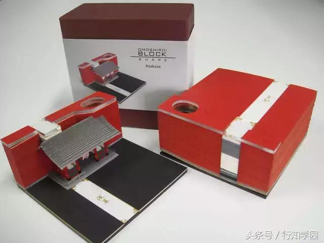 岛国新一创意文具！便条纸里藏着一个清水寺？