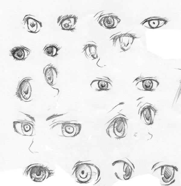 写意人物眼睛怎么画,人物画眼睛细节简笔