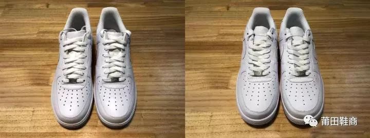 nikeairforce107真伪,nikeairforce107lv8黑白辨真假