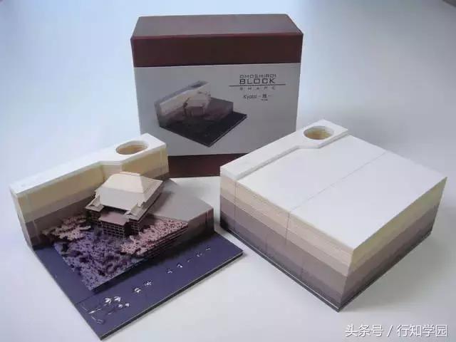岛国新一创意文具！便条纸里藏着一个清水寺？