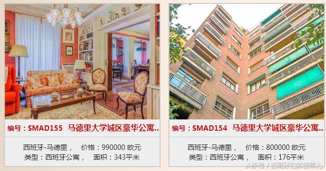 西班牙马德里2023房价,西班牙马德里房价多少人民币