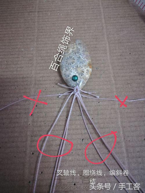 福盘吊坠项链怎么编绳好看,平安扣吊坠红绳项链编绳教程