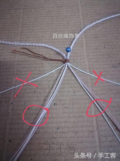 福盘吊坠项链怎么编绳好看,平安扣吊坠红绳项链编绳教程