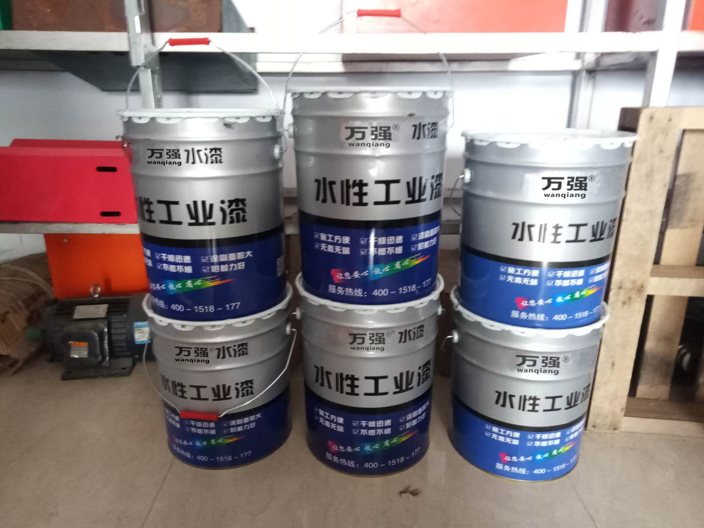 临沂万强新款水性环保工业漆,不仅更加好用且环保性提升巨大