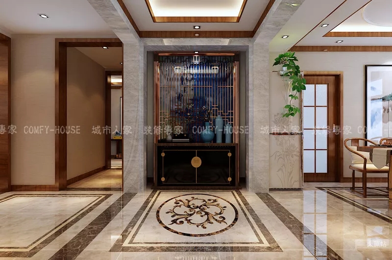 太美了,不想说话只想感受!太原阳光揽胜230平,新中式风展禅意