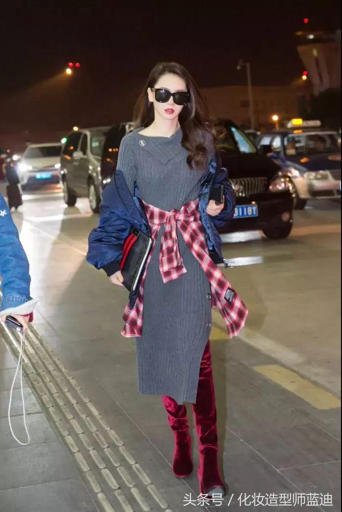 羽绒服搭配裙子冬天穿搭,羽绒服裙子冬日最强搭配