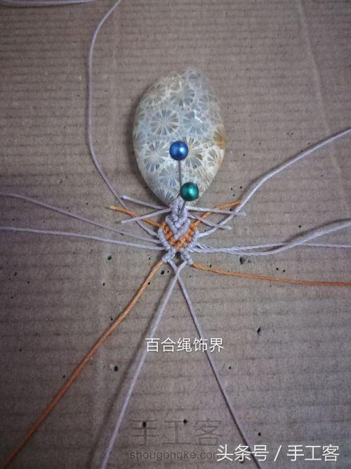 福盘吊坠项链怎么编绳好看,平安扣吊坠红绳项链编绳教程