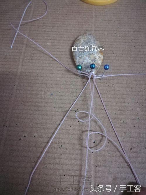 福盘吊坠项链怎么编绳好看,平安扣吊坠红绳项链编绳教程