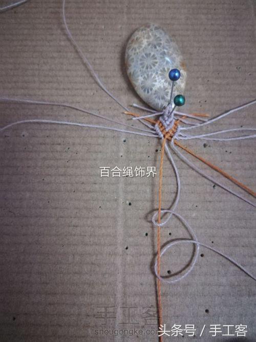 福盘吊坠项链怎么编绳好看,平安扣吊坠红绳项链编绳教程