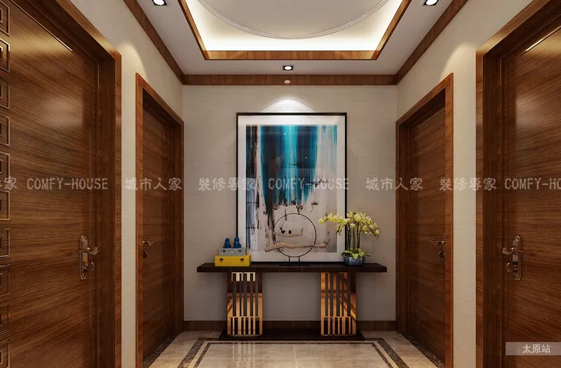 太美了,不想说话只想感受!太原阳光揽胜230平,新中式风展禅意