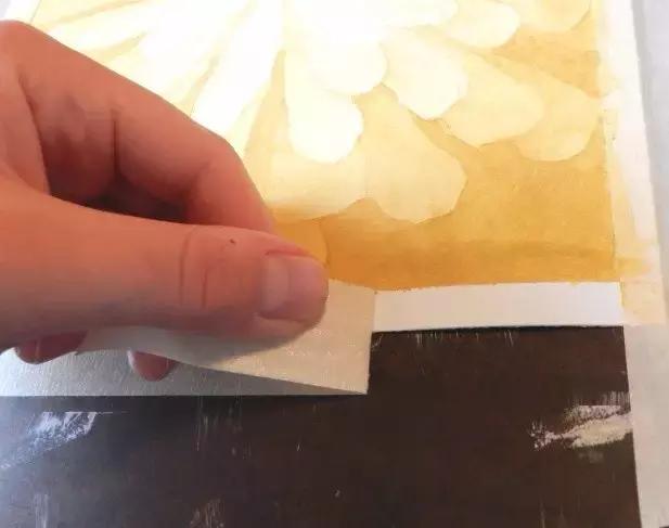 水彩密密麻麻的小花怎么留白,水彩留白法教程