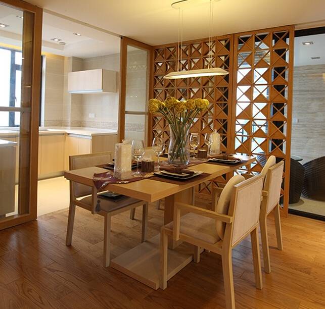 餐厅30公分屏风隔断现代简约,2021厨房餐厅隔断柜效果图大全