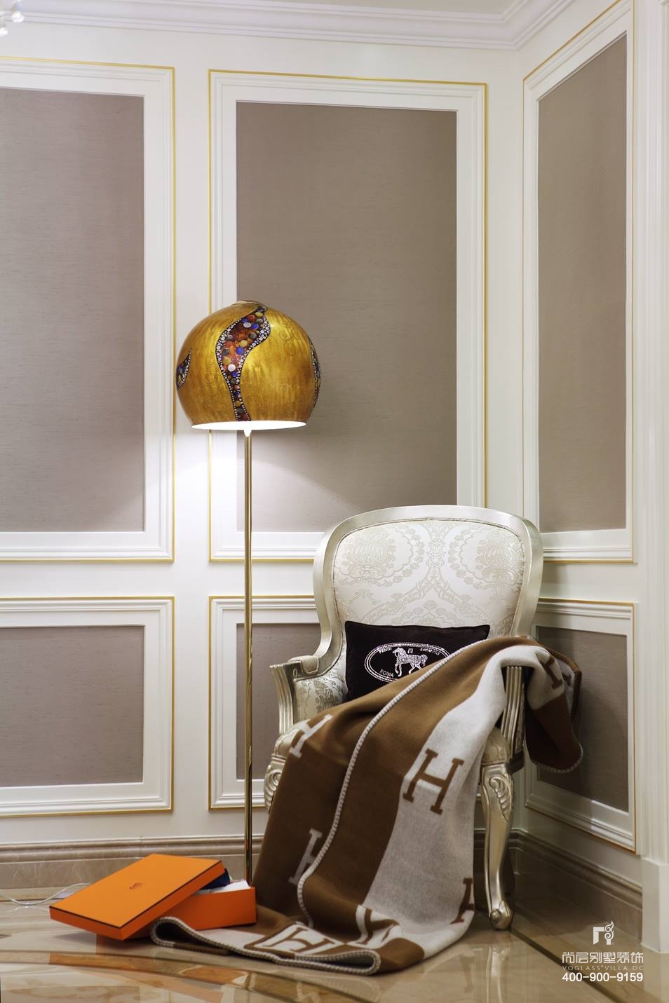 张家港现代简约轻奢风装修案例,轻奢现代风格装修金色阳光花园