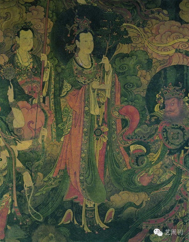法海寺壁画线稿作品,法海寺明代壁画媲美敦煌无一废笔