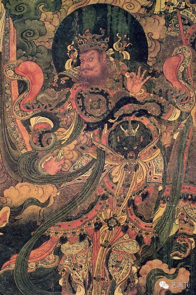 法海寺壁画线稿作品,法海寺明代壁画媲美敦煌无一废笔