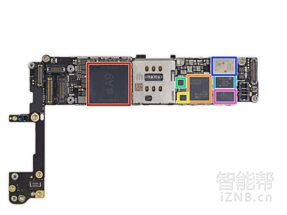iphone6s用的是什么芯片,苹果6s各芯片分布图