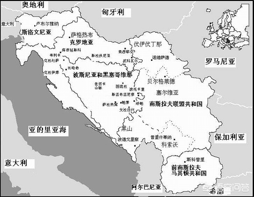 南斯拉夫解体后，分成了哪几个国家，现在这几个国家的概况如何？