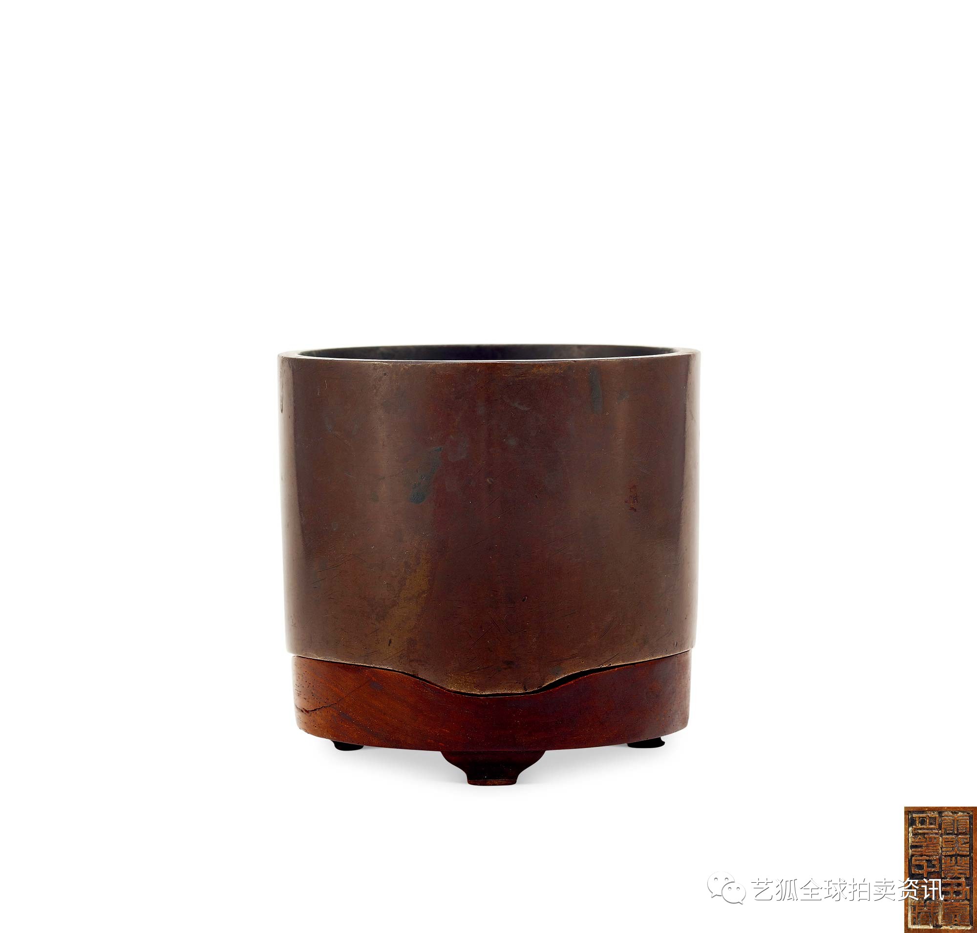 石叟镶银丝铜炉拍卖纪录,铜炉拍卖价格一览表