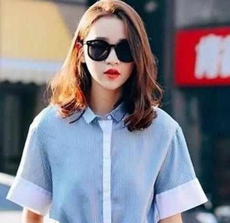 2017韩国中发蛋卷头,韩版小清新lob头