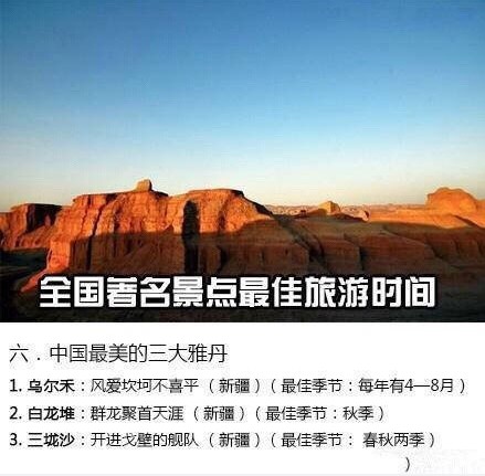 什么时候应该去哪里玩，你造吗？