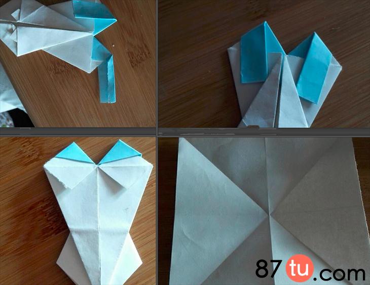 美少女战士手工折纸贺卡,少女们折纸简单教程